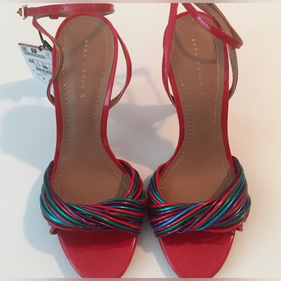 Zara multicoloured heels - Picture 2 of 3